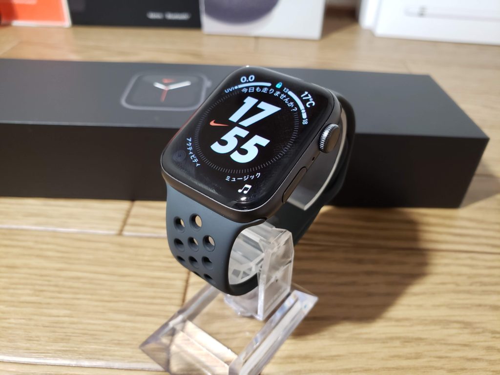 Series3と比較 Applewatch Series5 Nikeモデル開封 限定ウォッチフェイス バンド